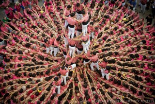 La taula de puntuacions del XXVIIIè Concurs de Castells