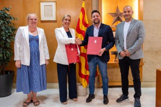 Tarragona i Valls signen un conveni de col·laboració per promocionar conjuntament el XXIX Concurs de Castells i el Museu Casteller de Catalunya